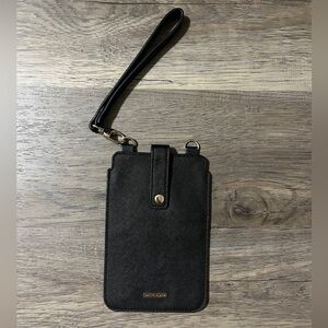 White House Black Market Black Card Holder Wristlet